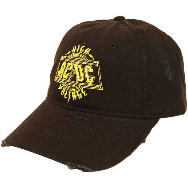 AC/DC High Voltage Hat Baseball Cap Front
