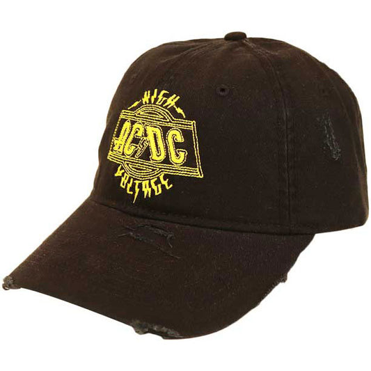 AC/DC High Voltage Hat Baseball Cap Front