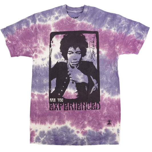 Jimi Hendrix Scuse Me Tie Dye T-shirt Front