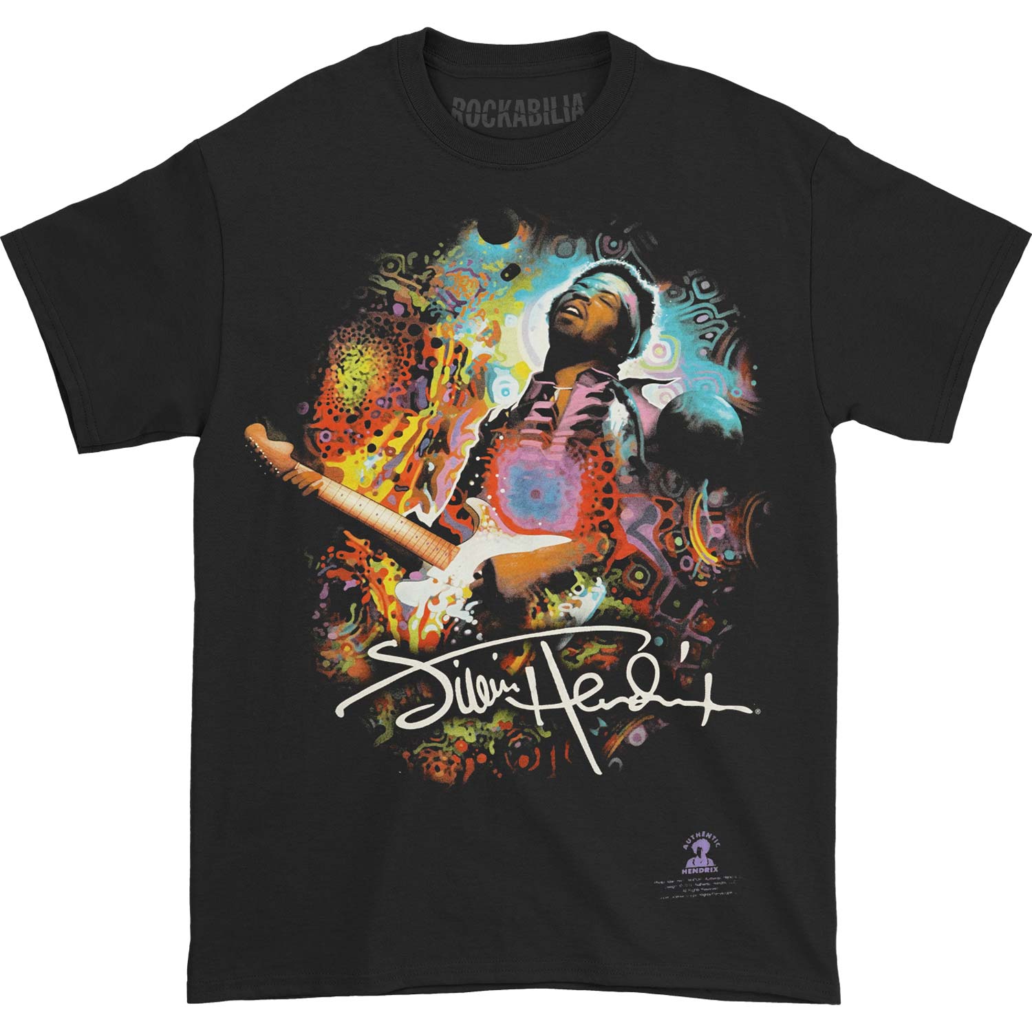 Jimi Hendrix Hendrix Angel Slim Fit T-shirt Front