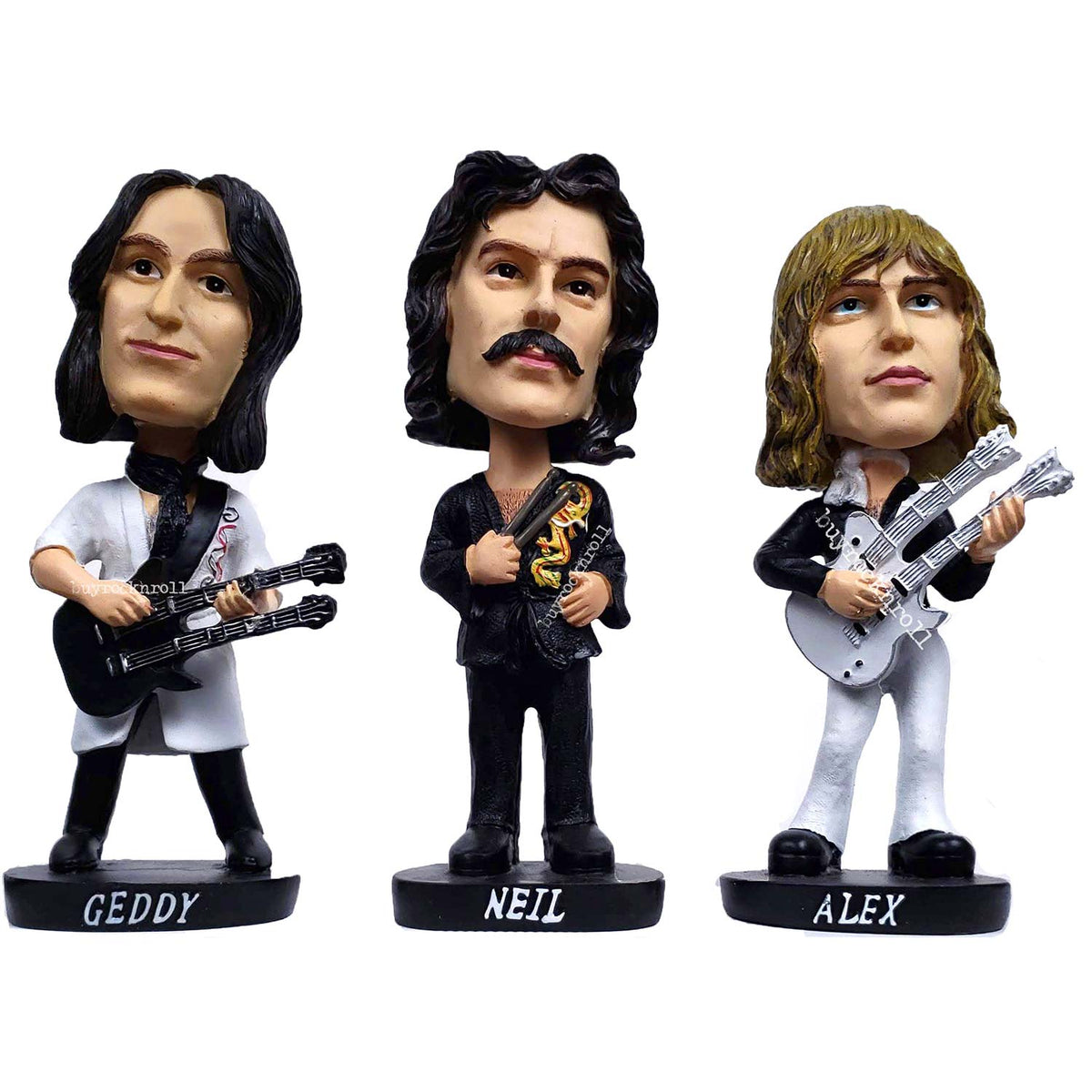 Rush Hand Painted Bobblehead Dolls Head Knocker Front