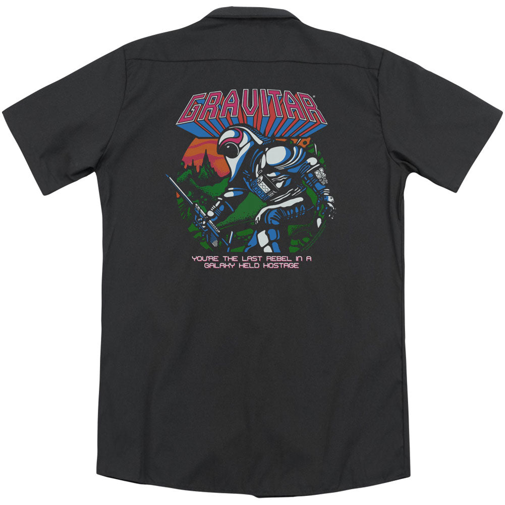 Atari Last Rebel (Back Print) Workshirt Back