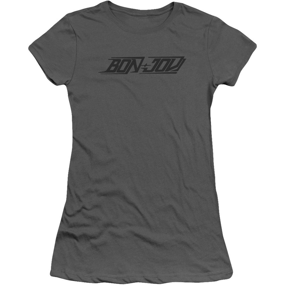 Bon Jovi New Logo Cap Sleeve Junior Top Front