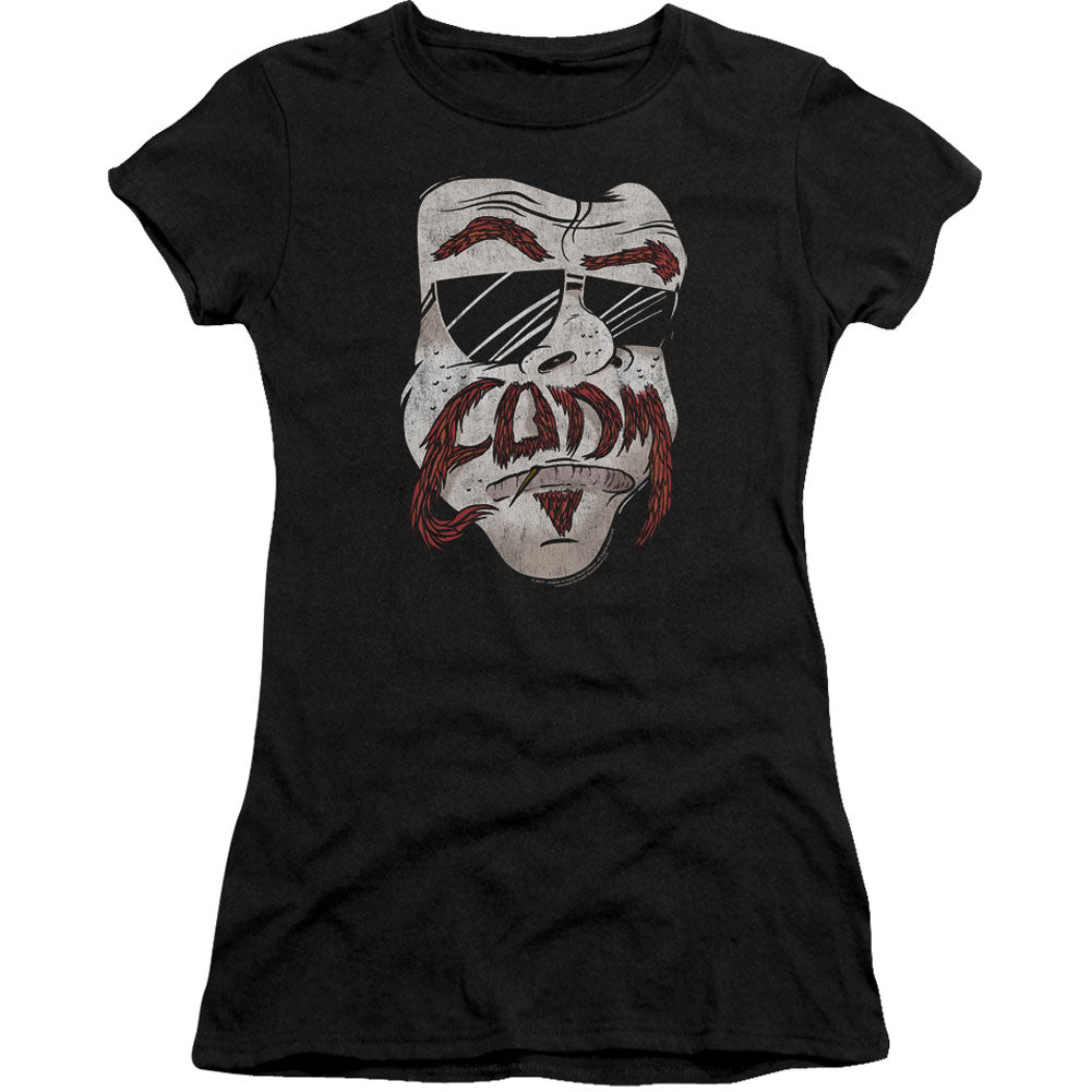Eagles Of Death Metal Stache Cap Sleeve Junior Top Front