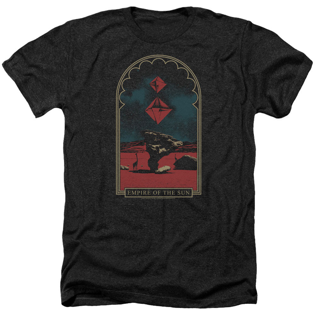 Empire Of The Sun Balance Adult Heather 40% Poly T-shirt Front