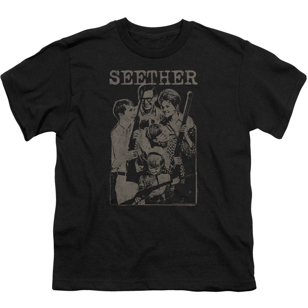 Seether Happy Family Youth T-shirt Front
