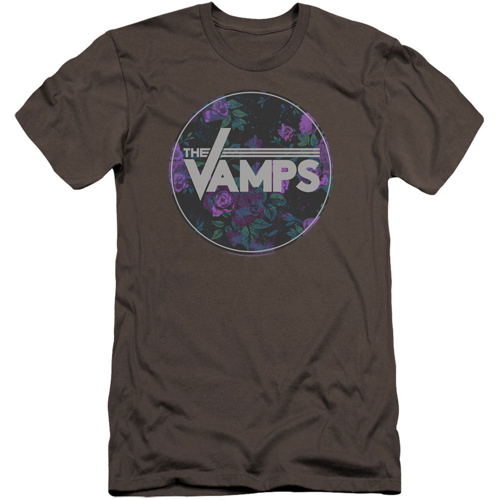 Floral Vamps Premium Canvas Brand Slim Fit T-shirt Front