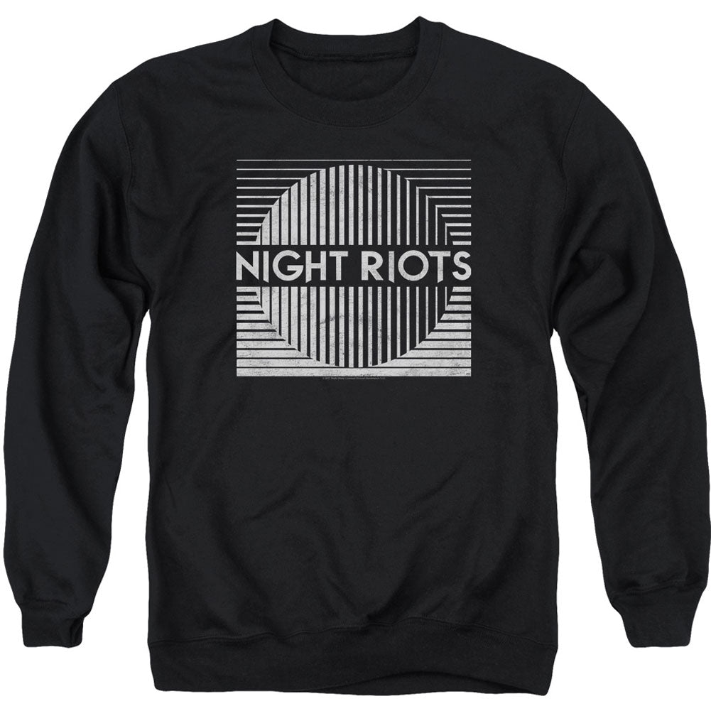 Night Riots Title Adult Sweatshirt Front