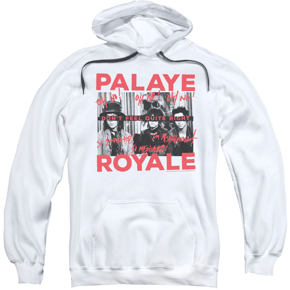 Palaye Royale Oh No Adult 25% Poly Hooded Sweatshirt Front