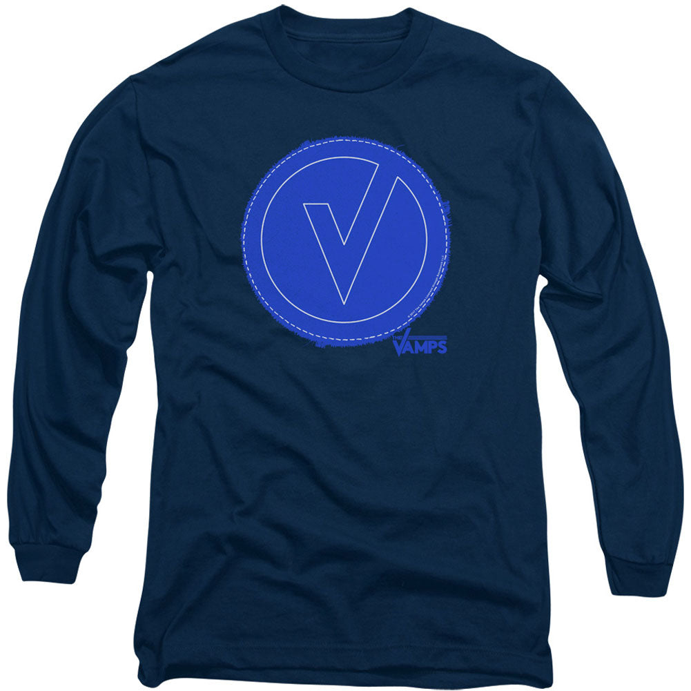 Vamps Frayed Patch Long Sleeve Front