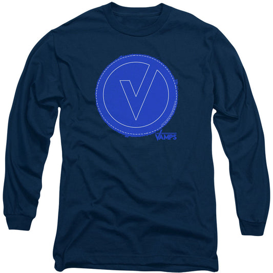 Vamps Frayed Patch Long Sleeve Front