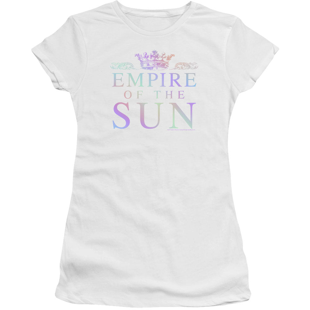 Empire Of The Sun Rainbow Logo Cap Sleeve Junior Top Front