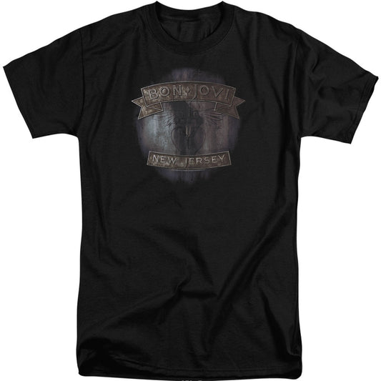 Bon Jovi New Jersey Adult Tall T-shirt Tall Front