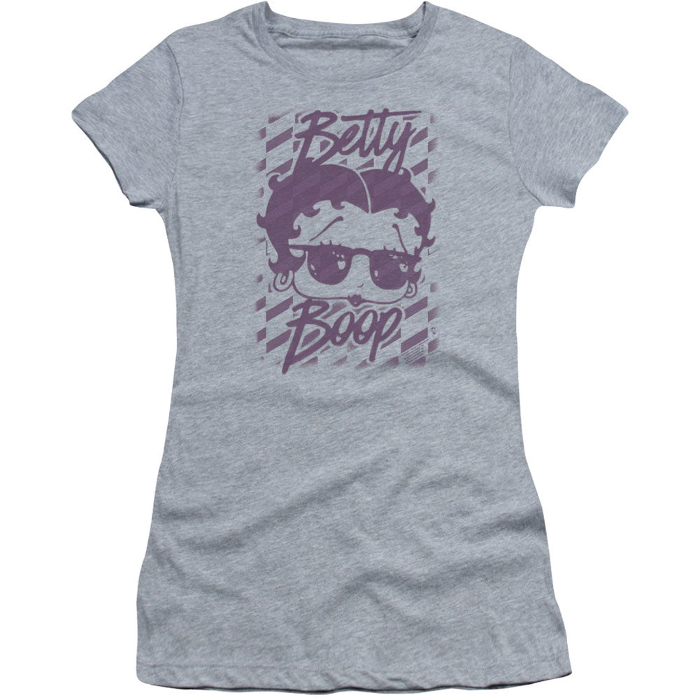 Betty Boop Summer Shades Cap Sleeve Junior Top Front