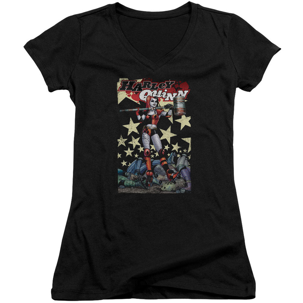 Batman Quinn One V-Neck Junior Top Front