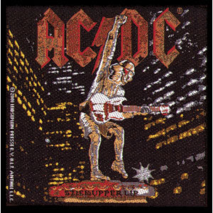 AC/DC Woven Patch Front