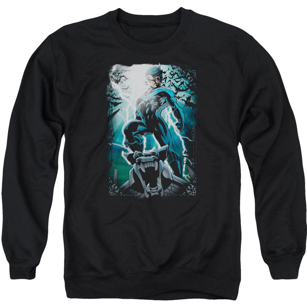 Batman Night Light Adult Sweatshirt Front