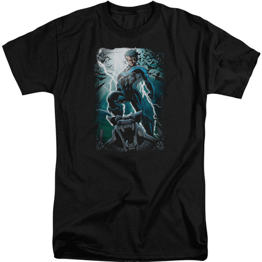 Batman Night Light Adult Tall T-shirt Tall Front