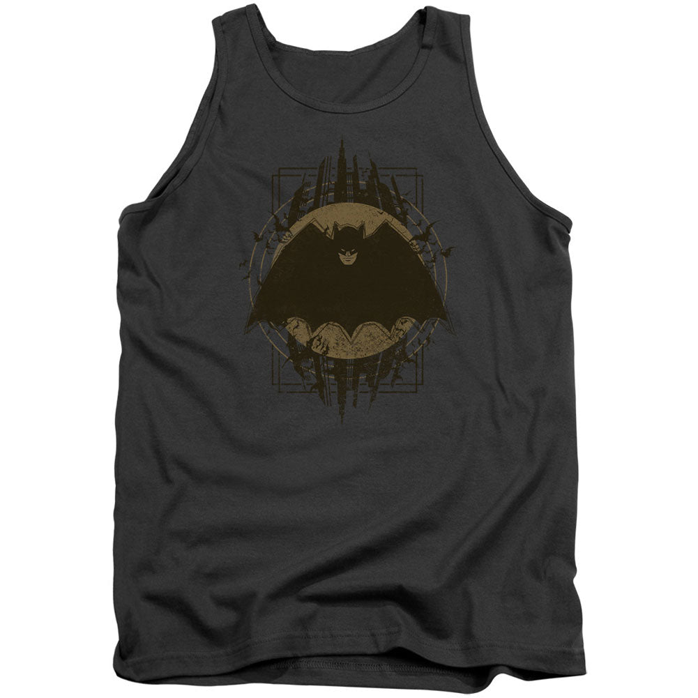 Batman Crest Mens Tank Front