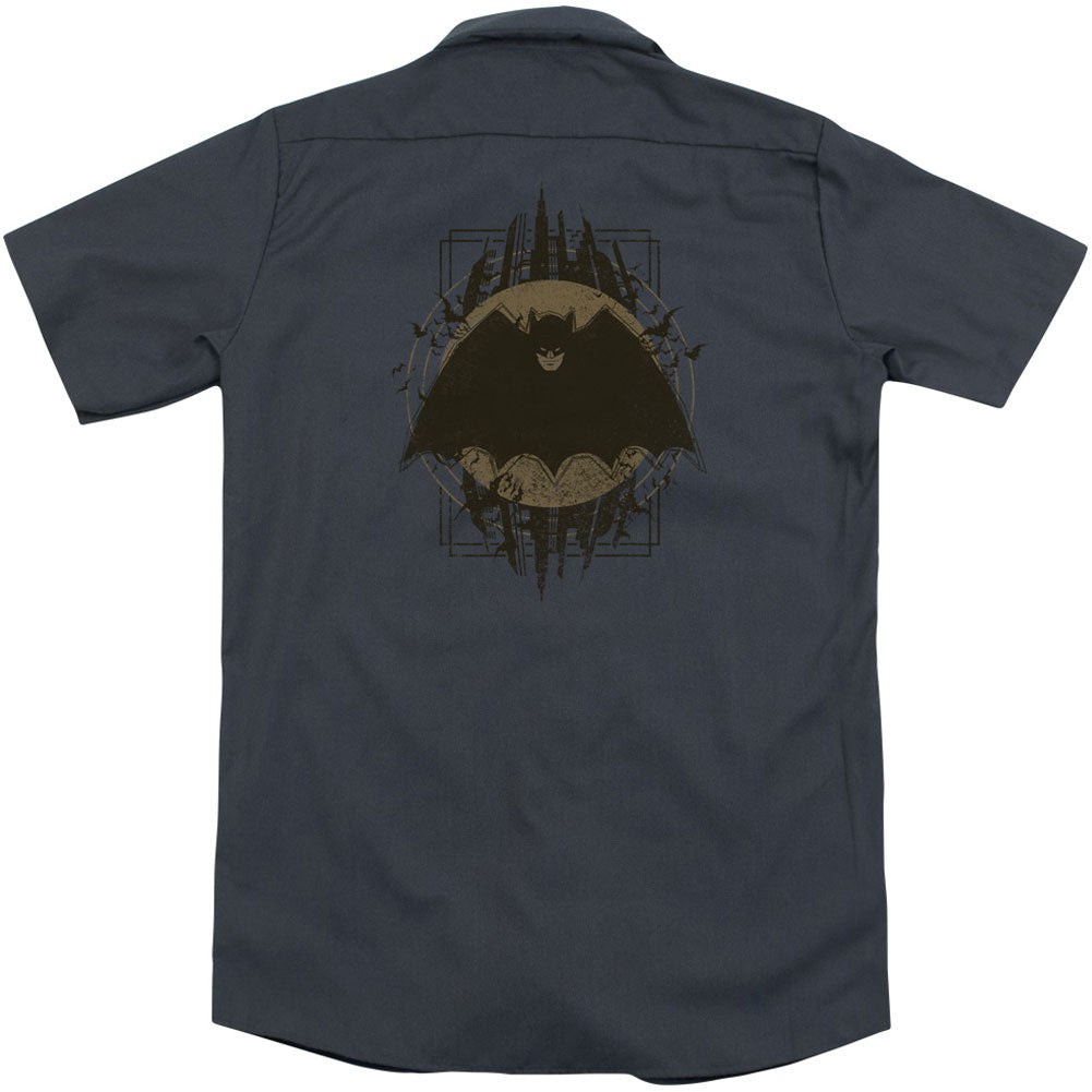 Batman Crest (Back Print) Workshirt Back