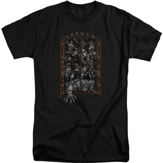 Batman Arkhams Gate Adult Tall T-shirt Tall Front