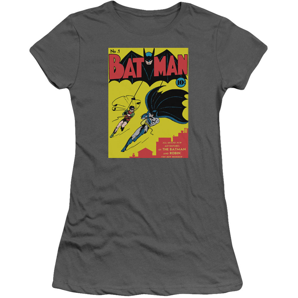 Batman First Cap Sleeve Junior Top Front