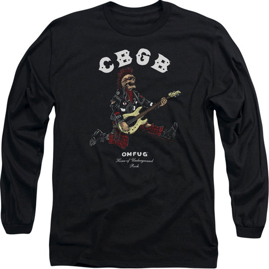 Cbgb Skull Jump Long Sleeve Front