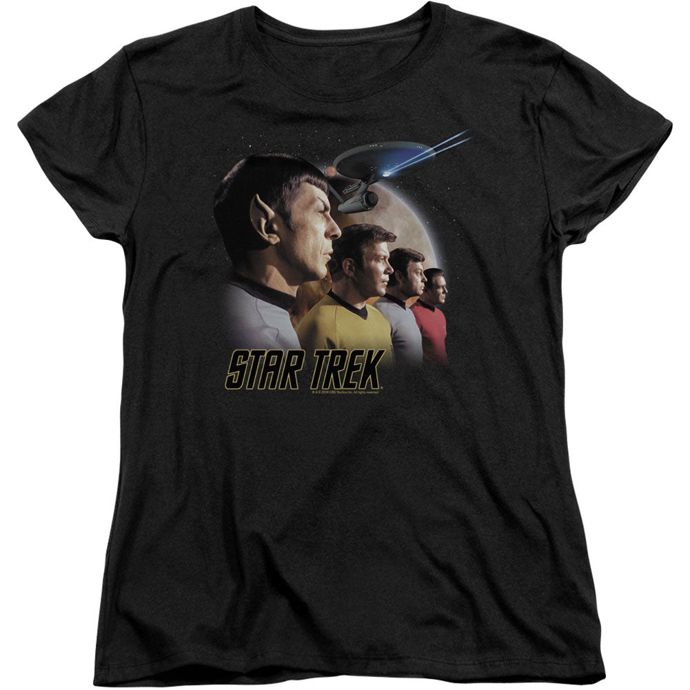 Star Trek Forward To Adventure Junior Top Front