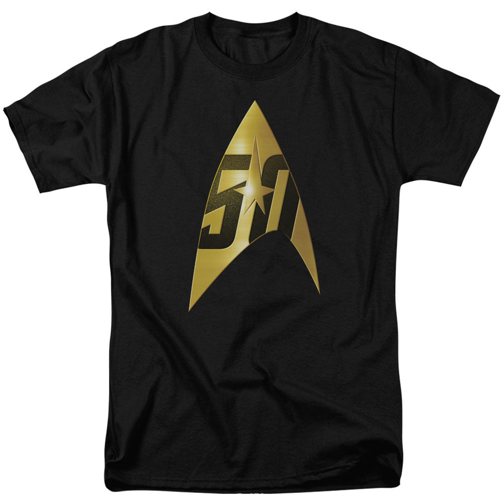 Star Trek 50th Anniversary Delta Adult T-shirt Front