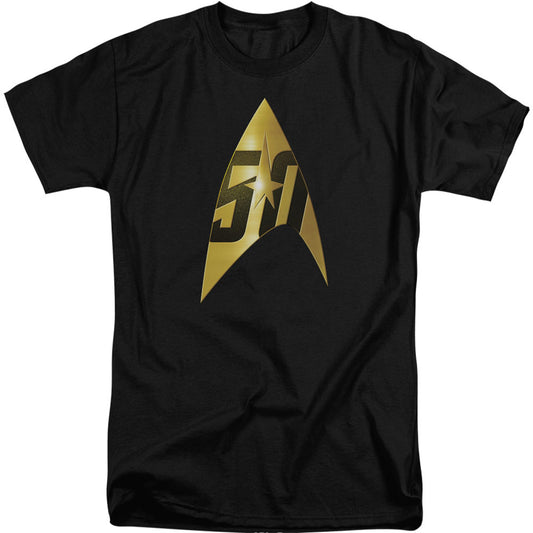 Star Trek 50th Anniversary Delta Adult Tall T-shirt Tall Front