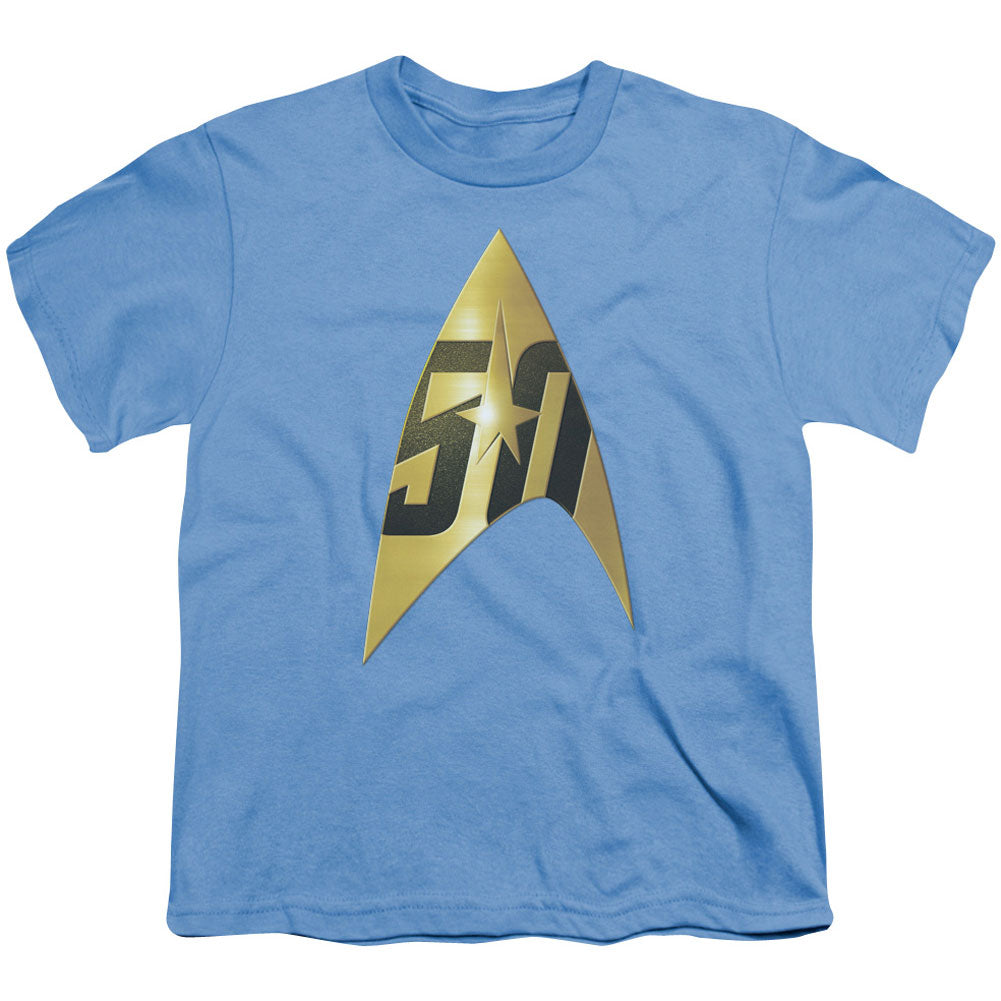 Star Trek 50th Anniversary Delta Youth T-shirt Front