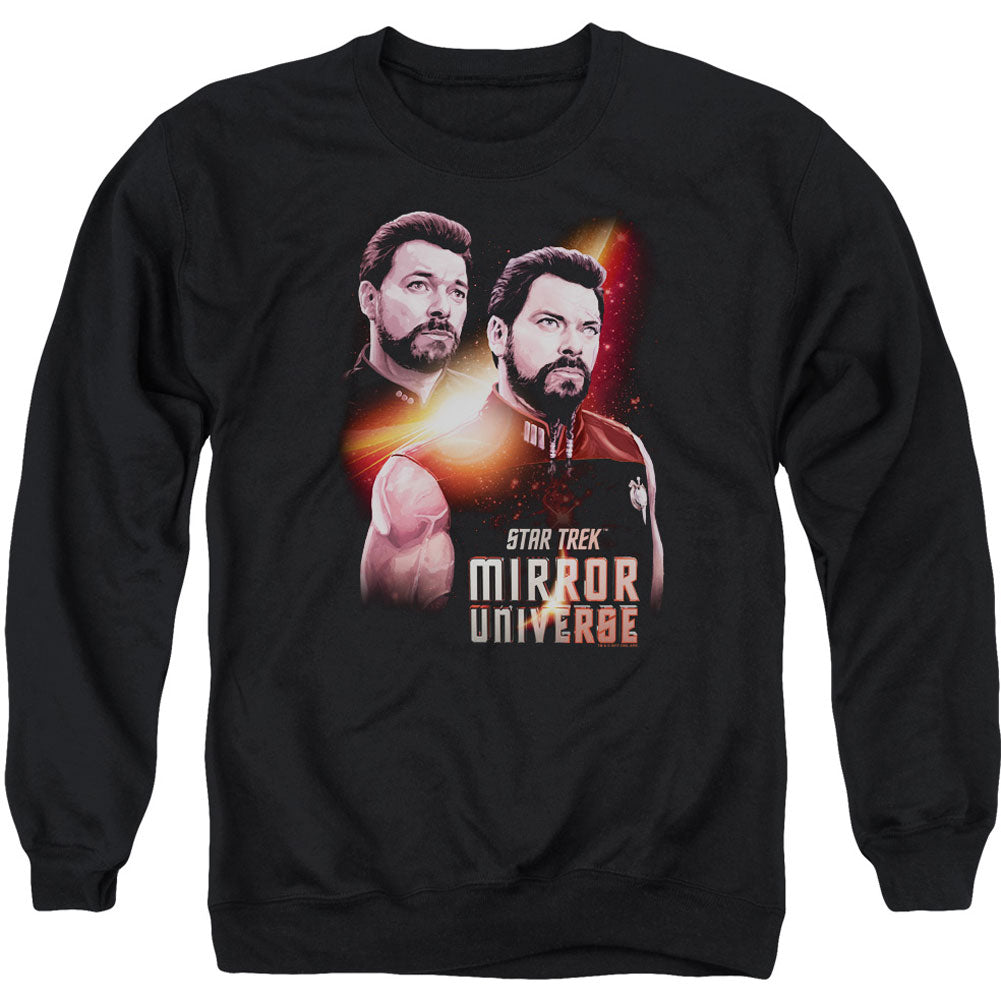 Star Trek Mirror Riker Adult Sweatshirt Front