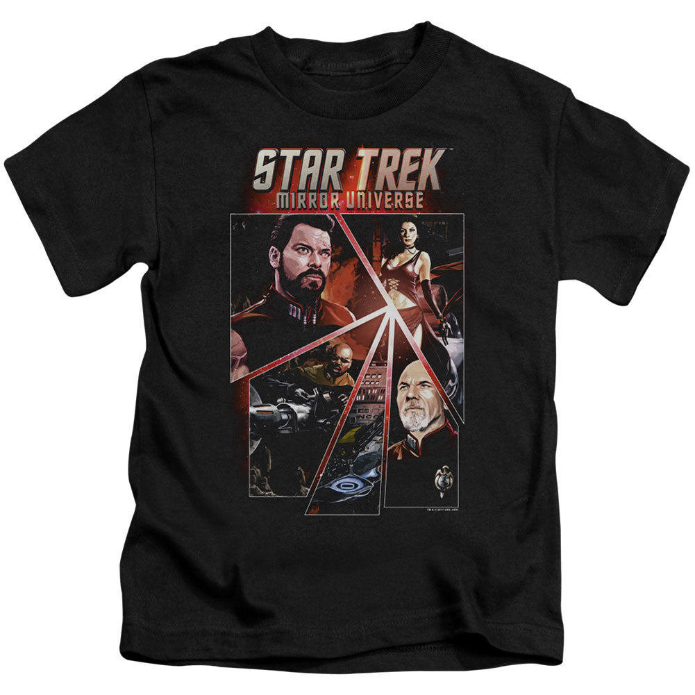 Star Trek Panels Juvenile Childrens T-shirt Front