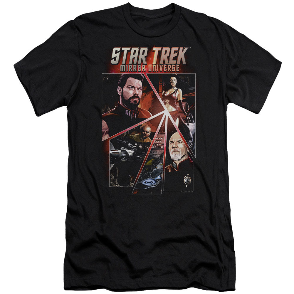 Star Trek Panels Adult Slim Fit Slim Fit T-shirt Front
