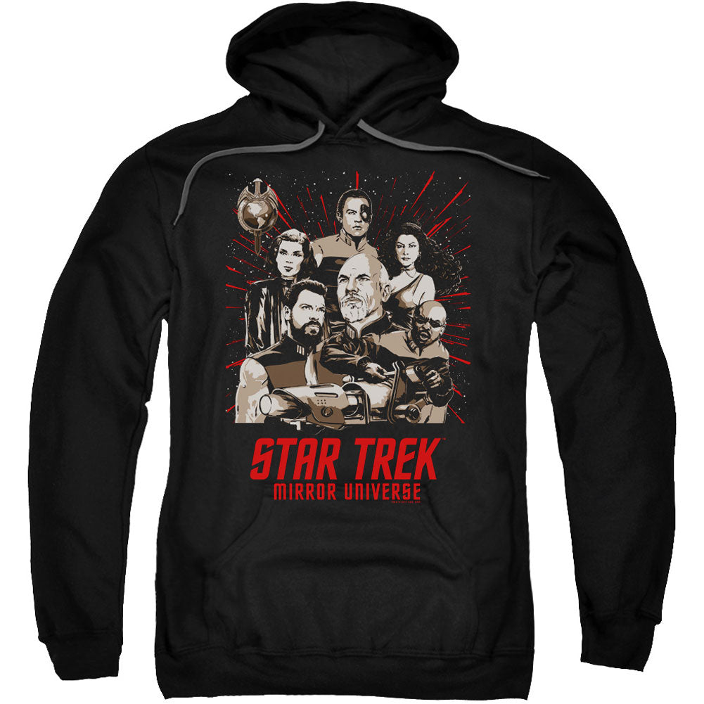 Star Trek Poster Adult 25% Poly Hooded Sweatshirt Front