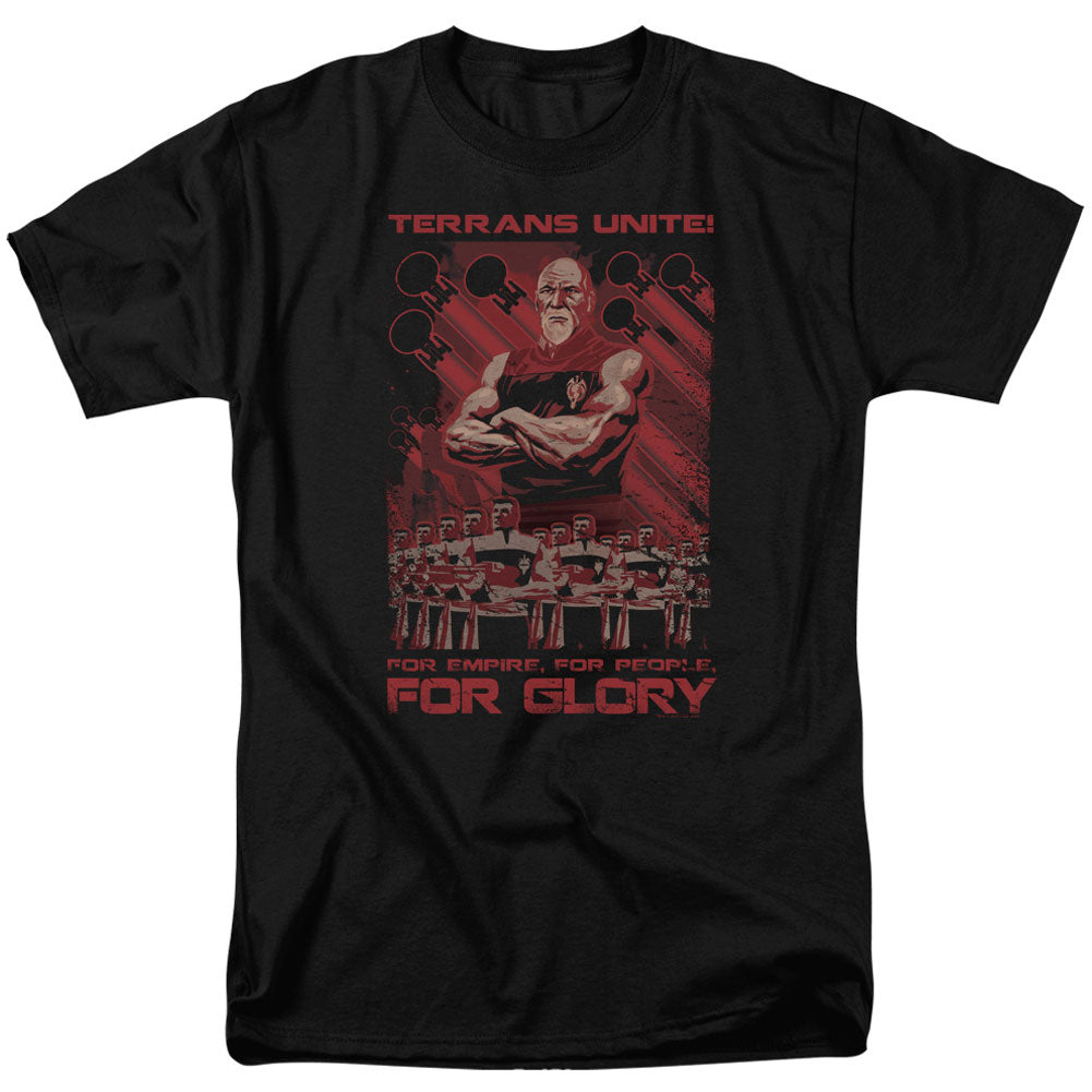 Star Trek Terrans Unite Adult T-shirt Front