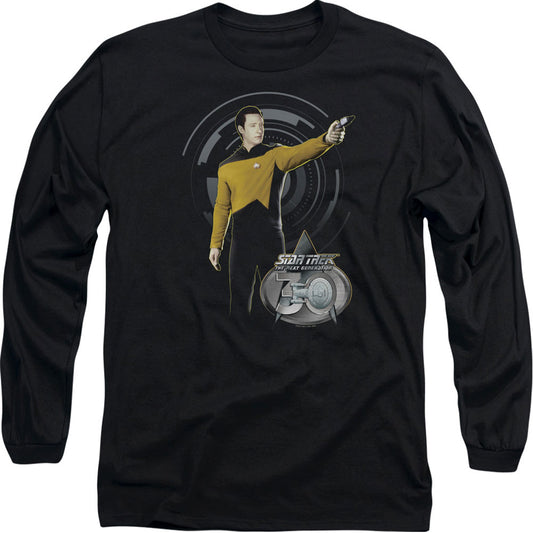 Star Trek Data 30 Long Sleeve Front