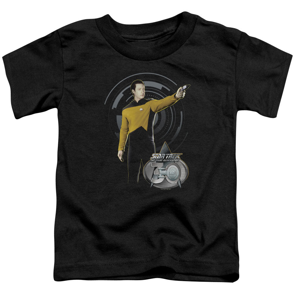 Star Trek Data 30 Toddler Childrens T-shirt Front