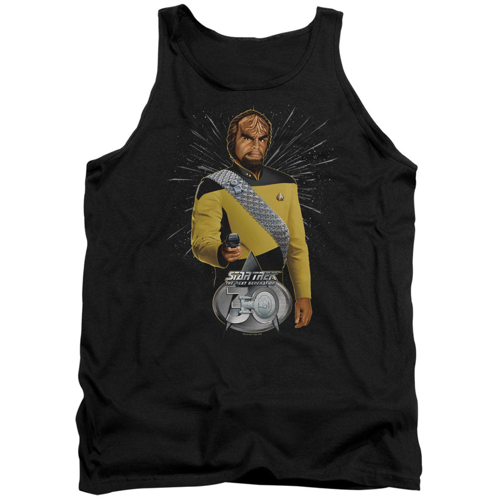Star Trek Worf 30 Mens Tank Front