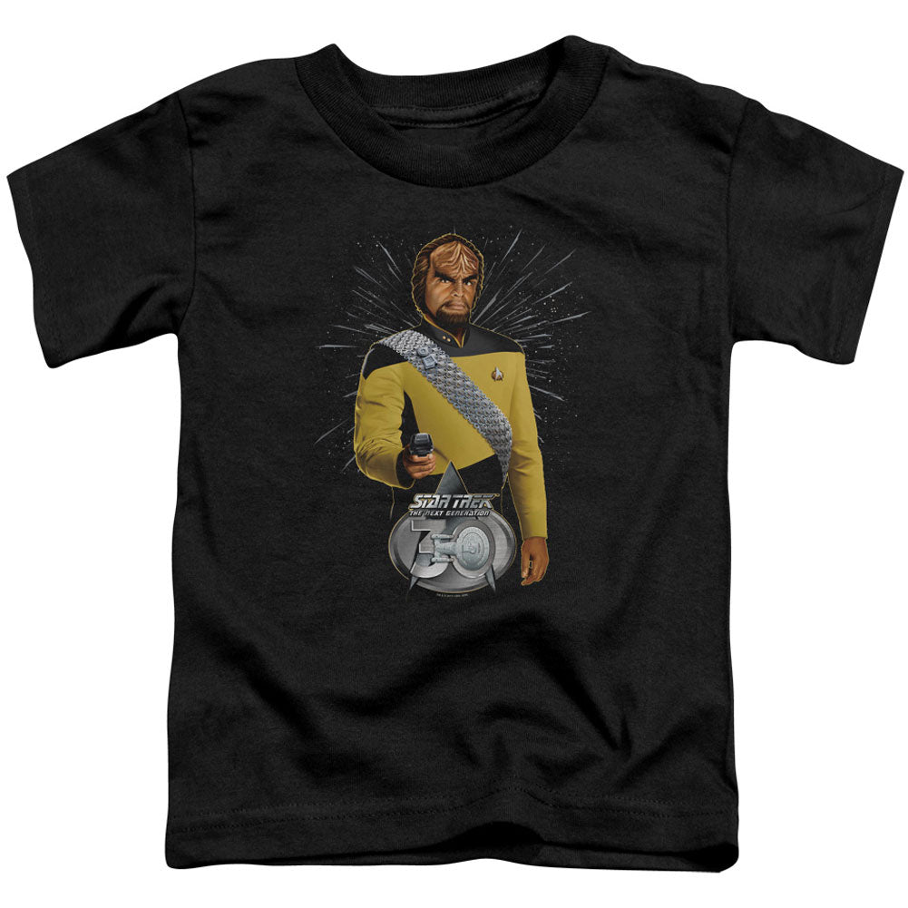 Star Trek Worf 30 Toddler Childrens T-shirt Front