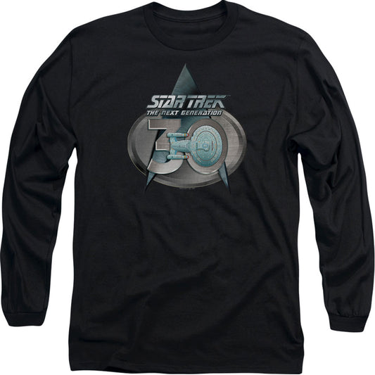 Star Trek Tng 30 Logo Long Sleeve Front