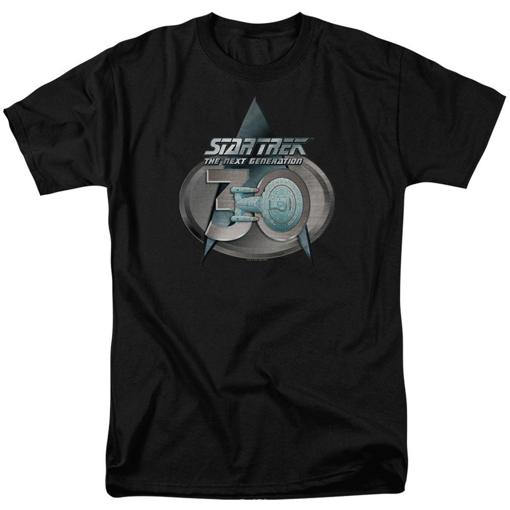 Star Trek Tng 30 Logo Adult T-shirt Front