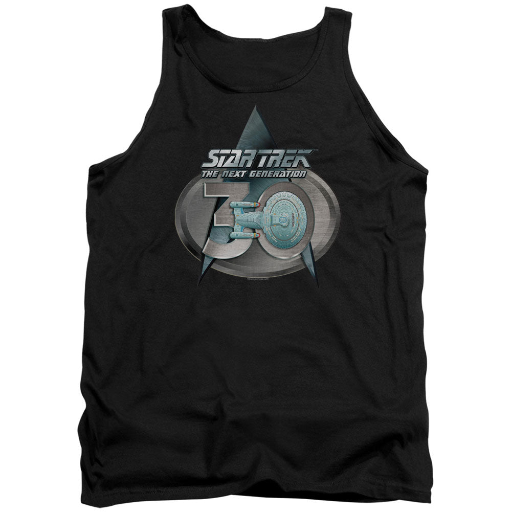 Star Trek Tng 30 Logo Mens Tank Front