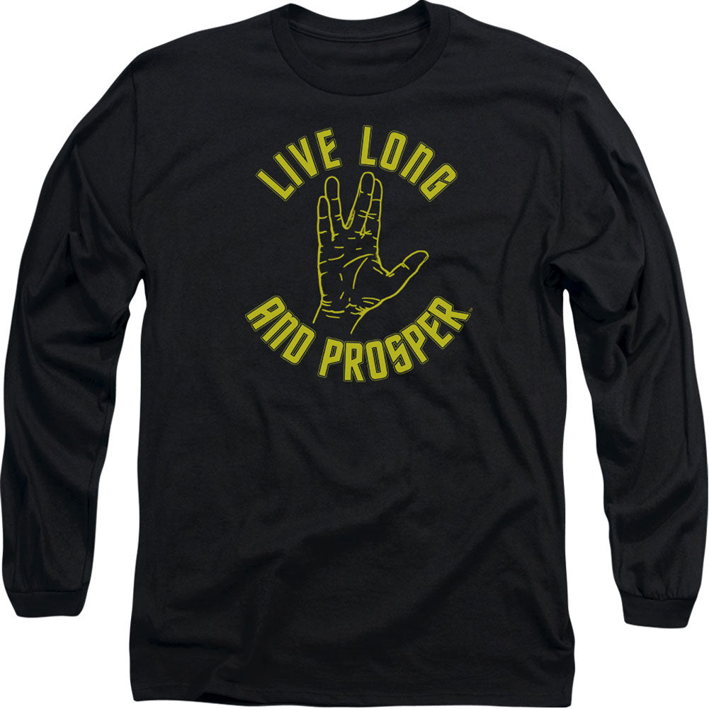 Star Trek Live Long Hand Long Sleeve Front