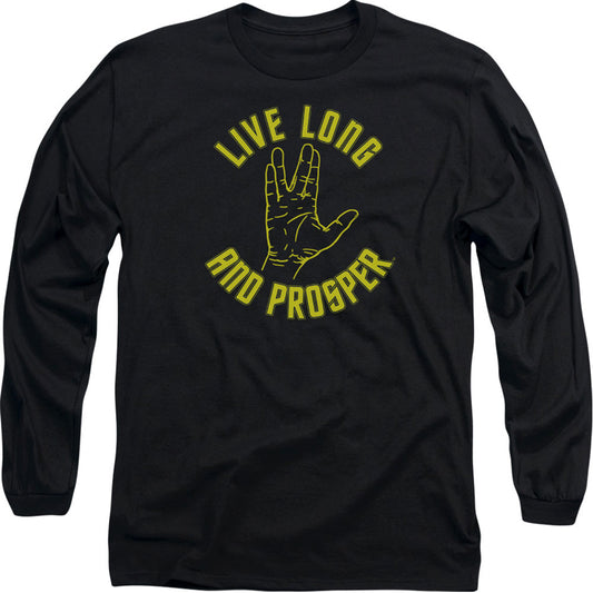Star Trek Live Long Hand Long Sleeve Front