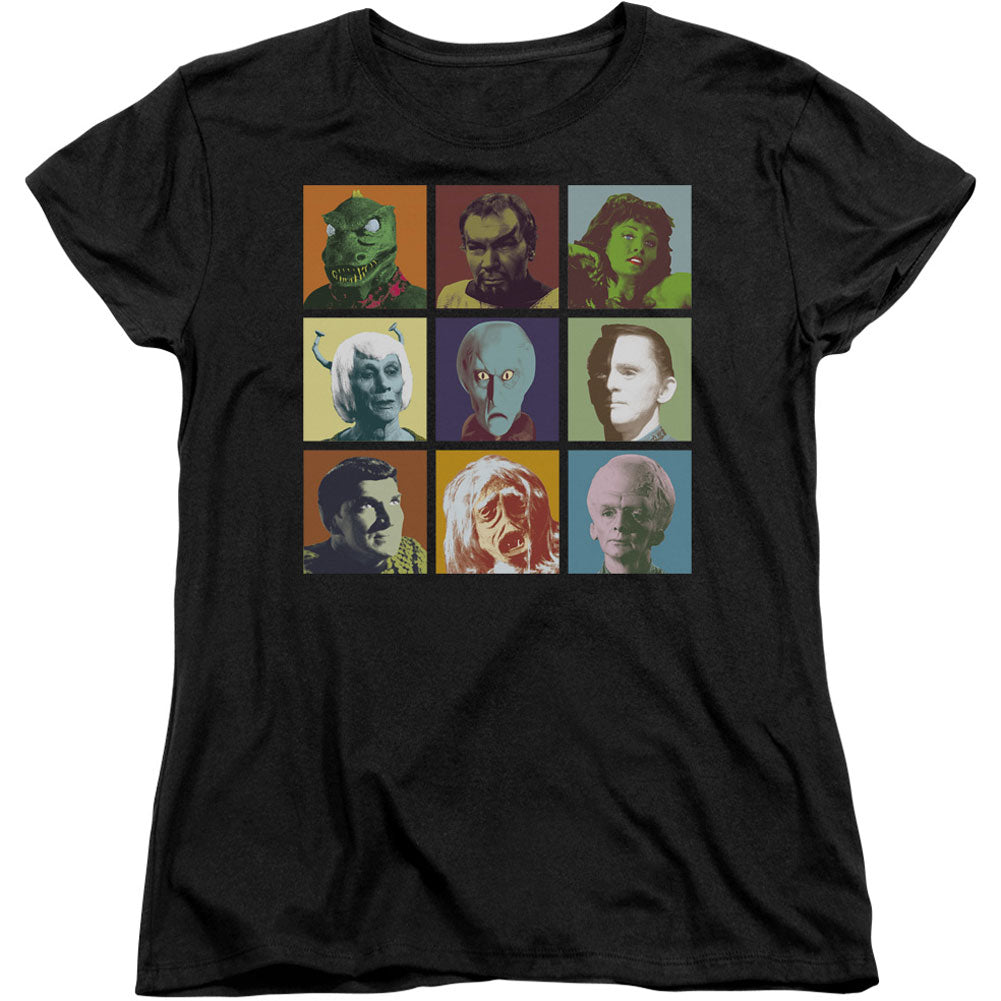Star Trek Alien Squares Junior Top Front