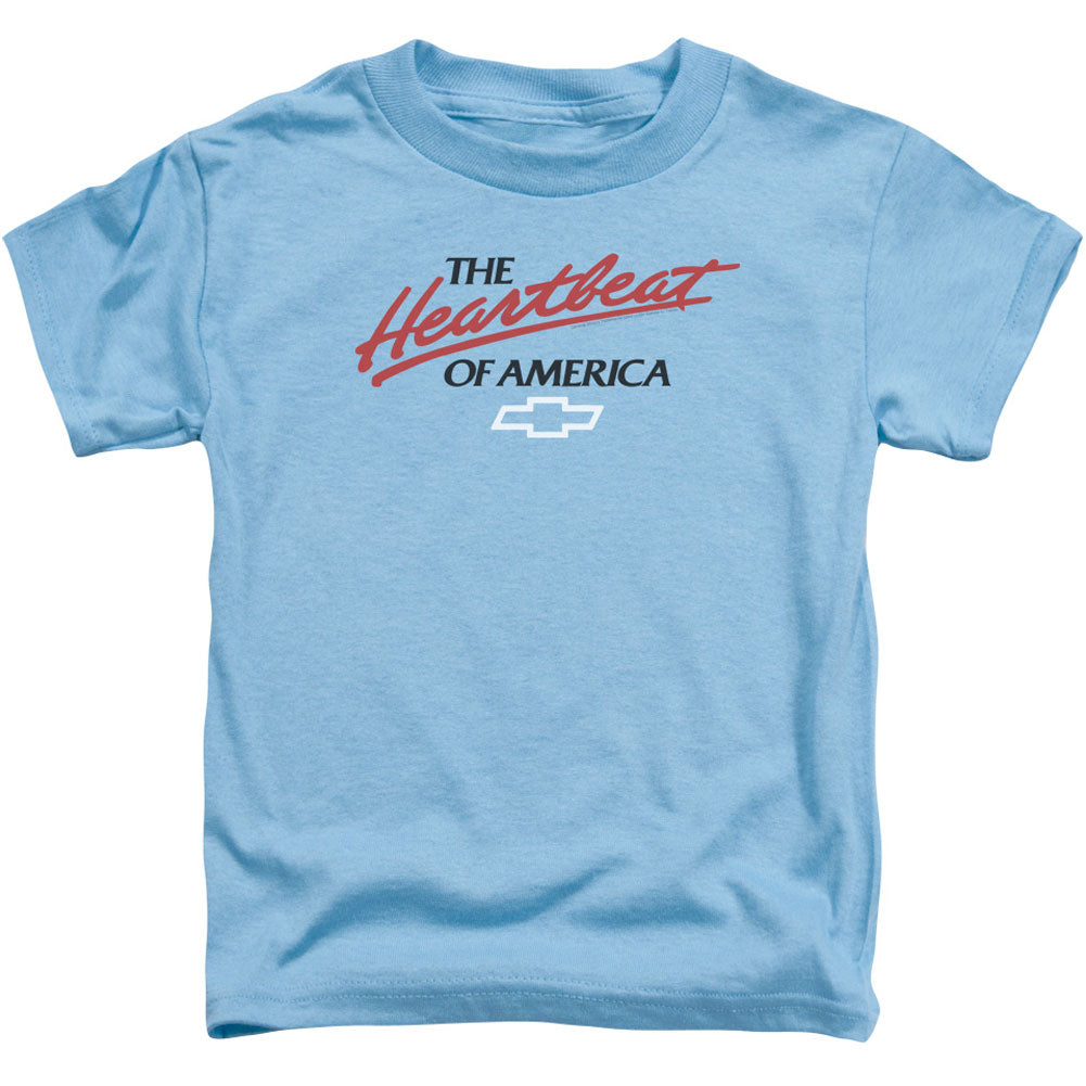 Chevy Heartbeat Of America Toddler Childrens T-shirt Front