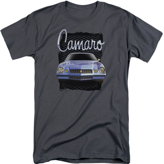 Chevy Yellow Camaro Adult Tall T-shirt Tall Front