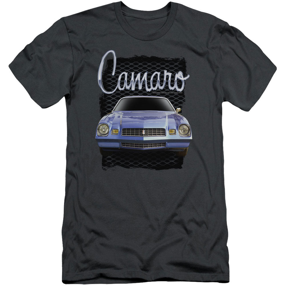 Chevy Yellow Camaro Adult Slim Fit Slim Fit T-shirt Front