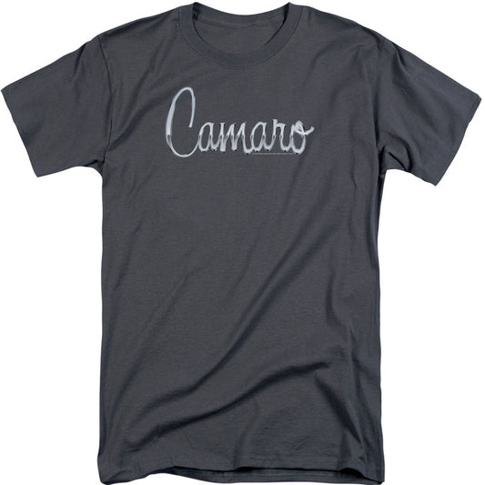 Chevy Classic Camaro Metal Adult Tall T-shirt Tall Front